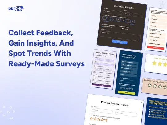 Surveys screenshot