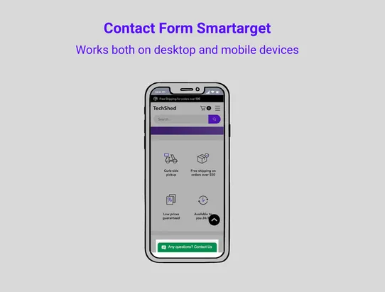 Contact Form Smartarget screenshot