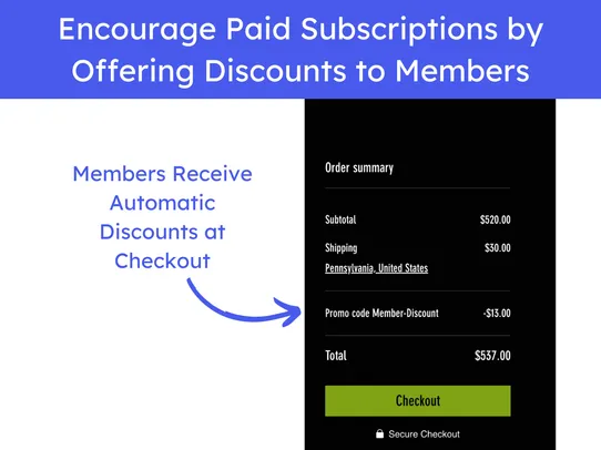 Automatic Paid Plan Discounts screenshot