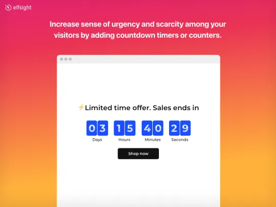 Countdown Timer by Elfsight screenshot