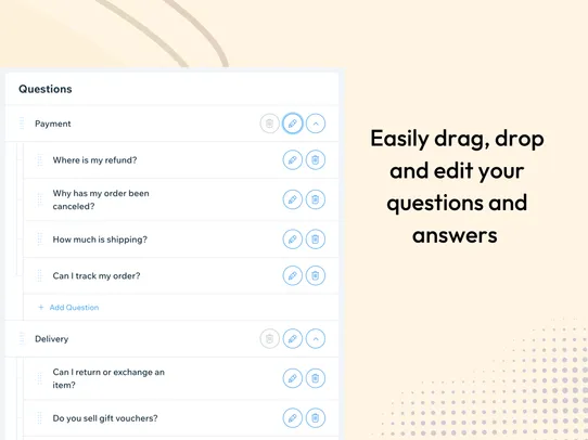 FAQ Widget: Help Center &amp; more screenshot