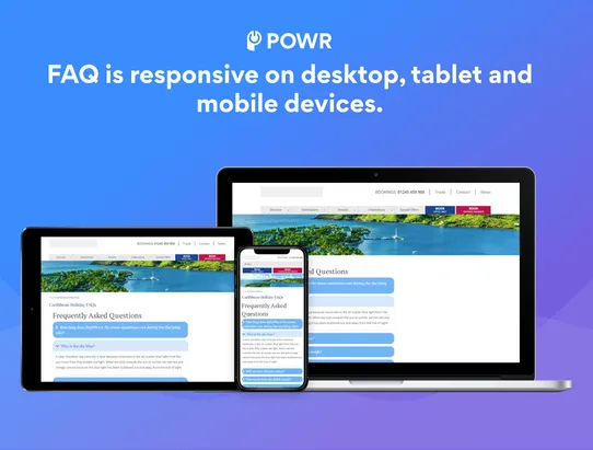 POWR FAQ - Help Center screenshot