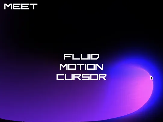 Animated Cursor Fluid Motion screenshot