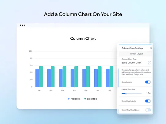 Column Chart screenshot