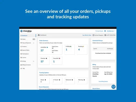 ClickShip – Shipping Platform screenshot