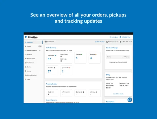 ClickShip – Shipping Platform screenshot