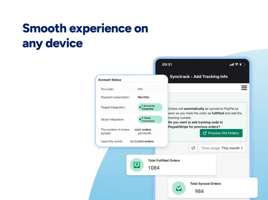 Synctrack PayPal Tracking Sync screenshot