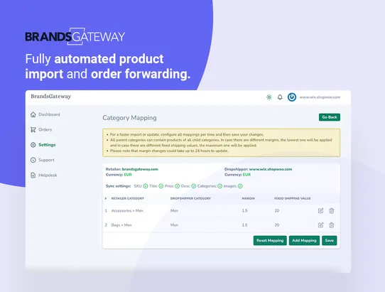 BrandsGateway screenshot