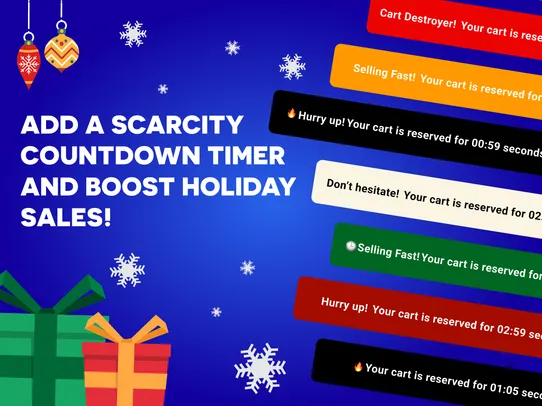 Scarcity Countdown Timer Clock screenshot