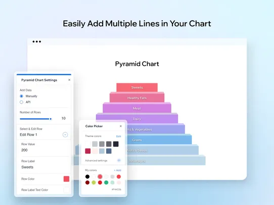 Pyramid Chart screenshot