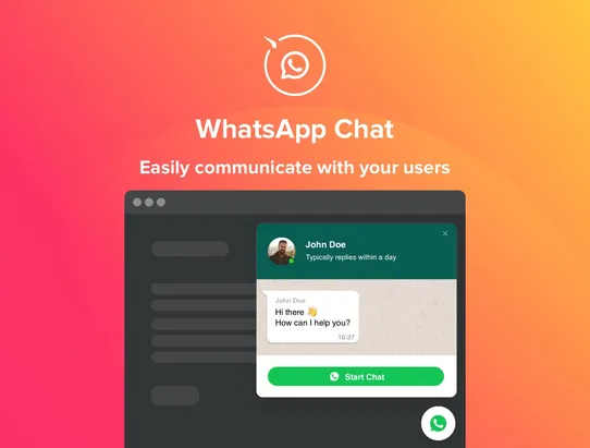 Elfsight WhatsApp Chat screenshot