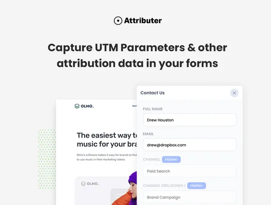 Attributer screenshot