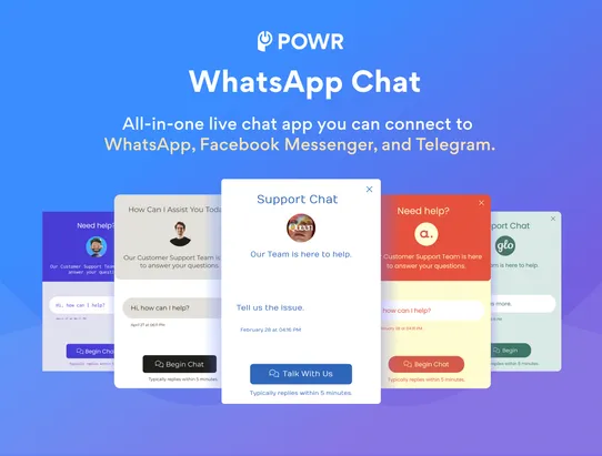 WhatsApp Chat by POWR screenshot