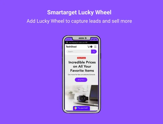 Smartarget Lucky Wheel screenshot