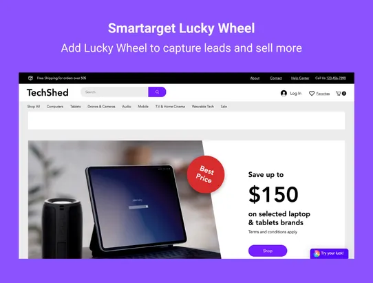 Smartarget Lucky Wheel screenshot