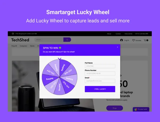 Smartarget Lucky Wheel screenshot