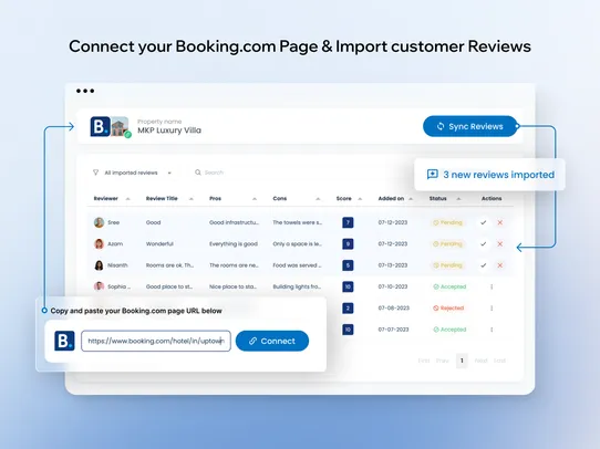 Booking.com Reviews screenshot