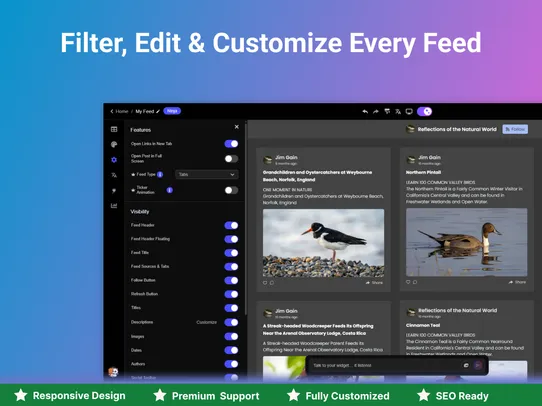 Common Ninja Social &amp; RSS Feed screenshot