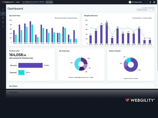 Webgility QuickBooks Sync screenshot