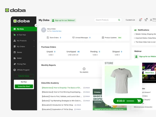 Doba ‑ AI Dropshipping screenshot