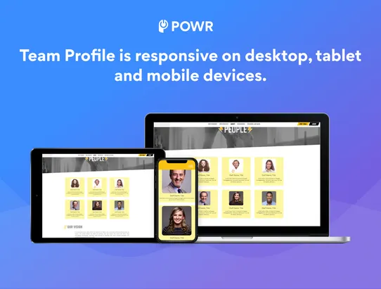 Team Profile by POWR screenshot