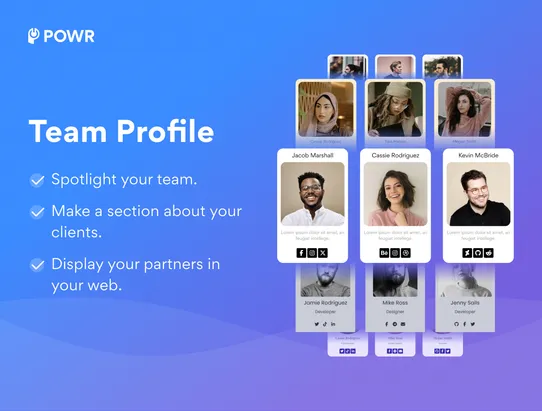 Team Profile by POWR screenshot