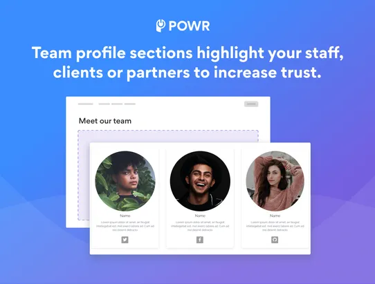 Team Profile by POWR screenshot