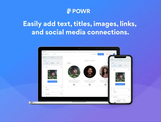 Team Profile by POWR screenshot