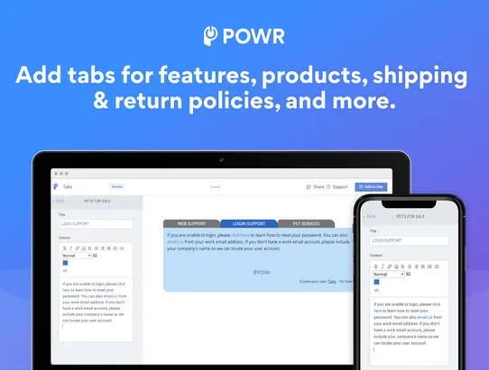 POWR Tabs screenshot