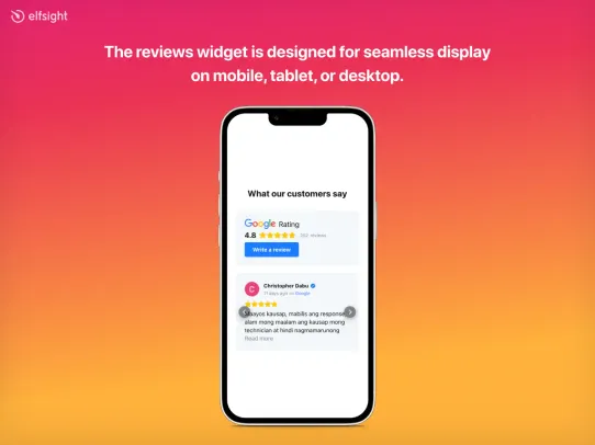 Google Reviews by Elfsight screenshot