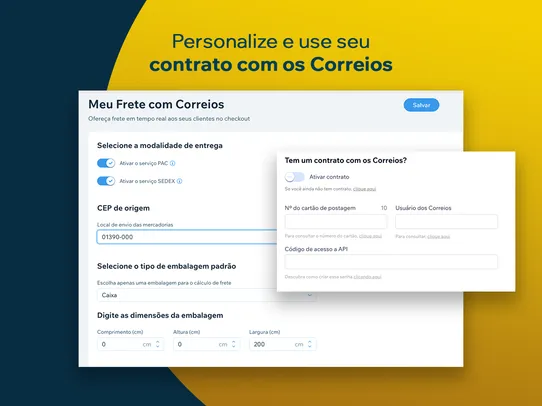 Meu Frete com Correios screenshot