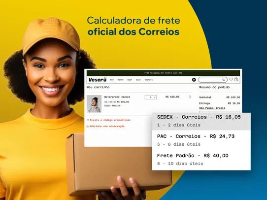 Meu Frete com Correios screenshot