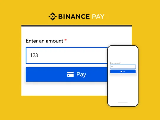 Binance Pay Button screenshot