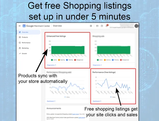 Sync Google Merchant Center screenshot