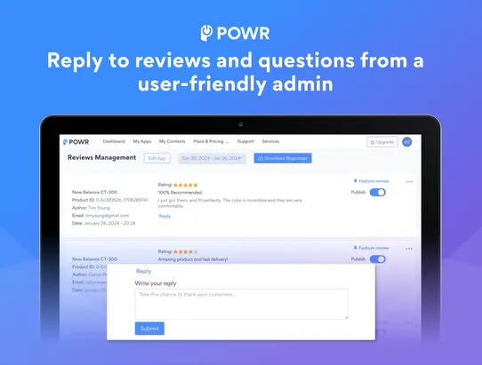 POWR Star Ratings &amp; Reviews screenshot