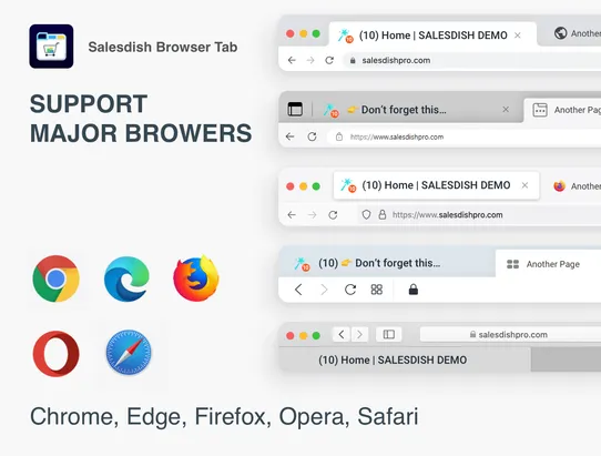 Salesdish Browser Tab screenshot