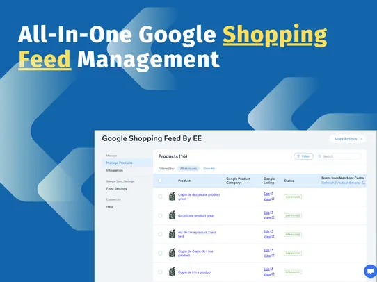 Google Shopping Feed By EE screenshot