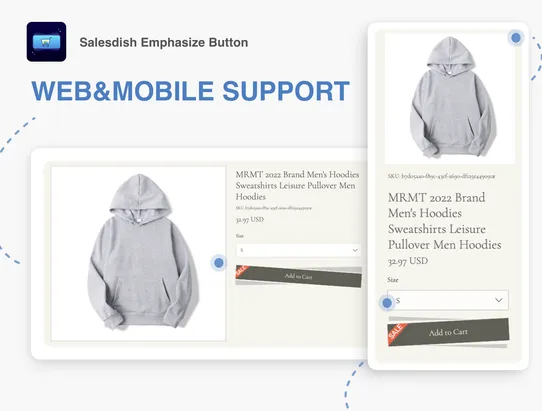 Salesdish Emphasize Button screenshot