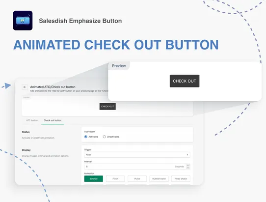 Salesdish Emphasize Button screenshot