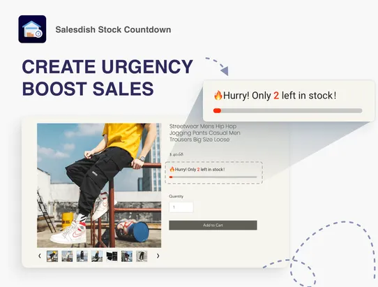 Salesdish Stock Countdown screenshot