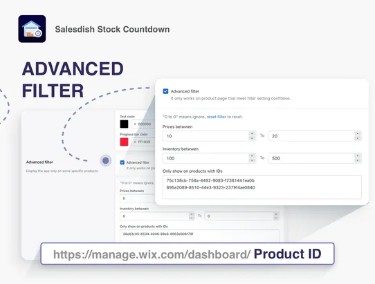 Salesdish Stock Countdown screenshot