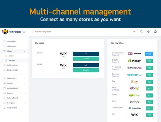 MultiParcels Shipping &amp; Labels screenshot