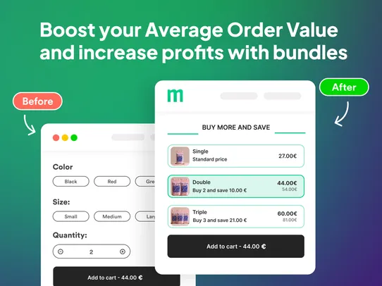 Easy Volume Discount Upsells screenshot