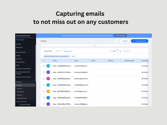 Email popup by Avantify screenshot