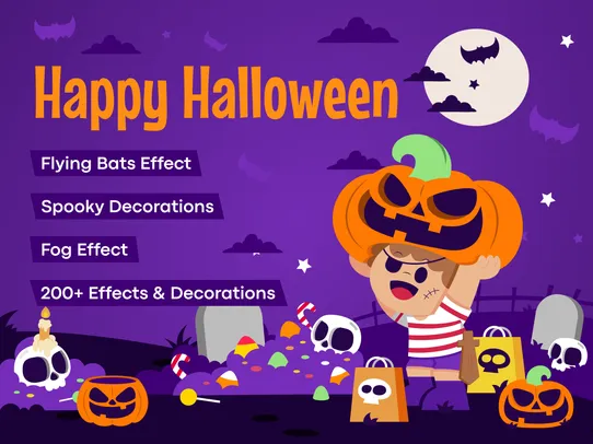 3D Seasonal Effects: Halloween screenshot