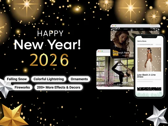 3D Seasonal Effects: New Year screenshot