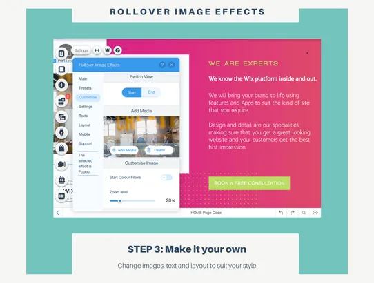 Rollover Image Effects screenshot