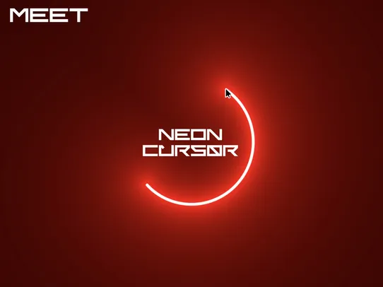 Animated Cursor Neon screenshot