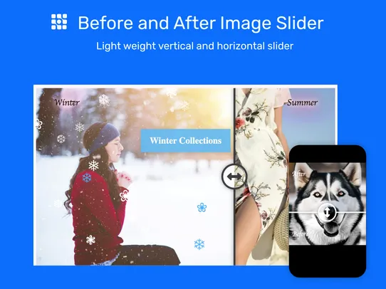 Before and After Image slider screenshot