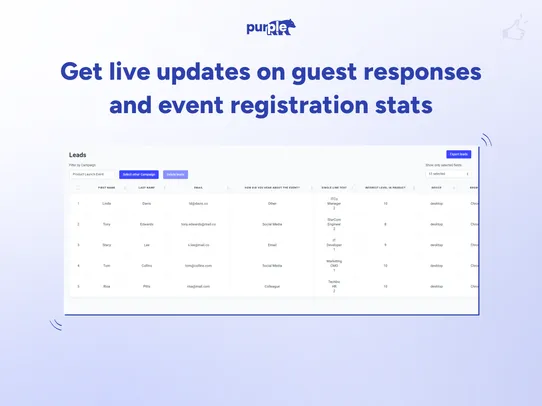 RSVP Forms Builder screenshot